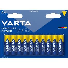  Varta alkaline AA batterier - 10 stk