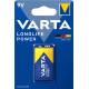 Varta Longlife alkaline 9V batteri - 1 stk