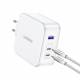 Ugreen Nexode 3-port USB-C/USB 140W PD Mac oplader med 1,5m USB-C kabel - Hvid