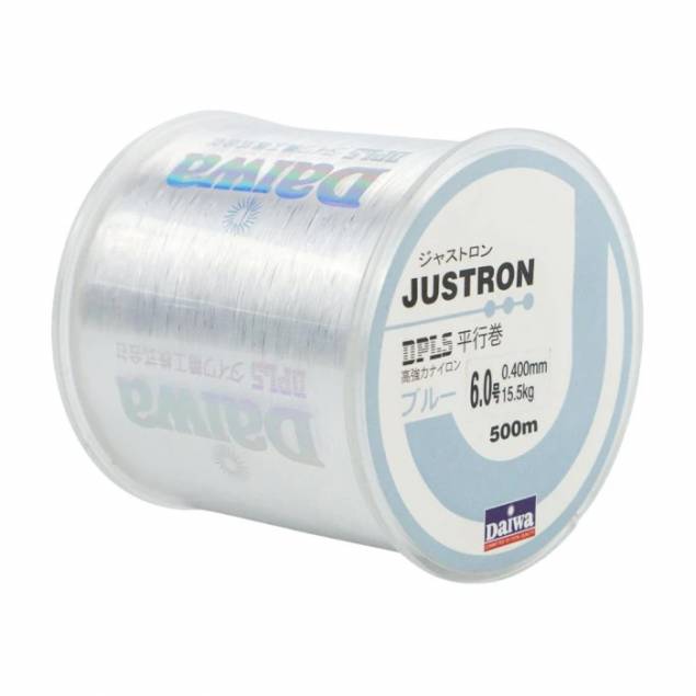 Justron nylon fiskeline 0.40mm 15.5kg Tension - 500m - Transparent