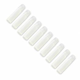 10 stk plastikrør til parfume eller geocaching - 1,5 x 6,7 cm