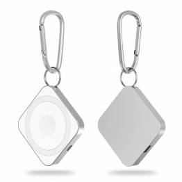  Pocket-size 3-i-1 Qi trådløs oplader - sølv